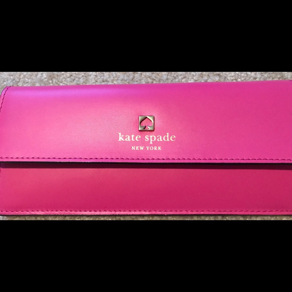 Kate Spade Wallet Hot Pink